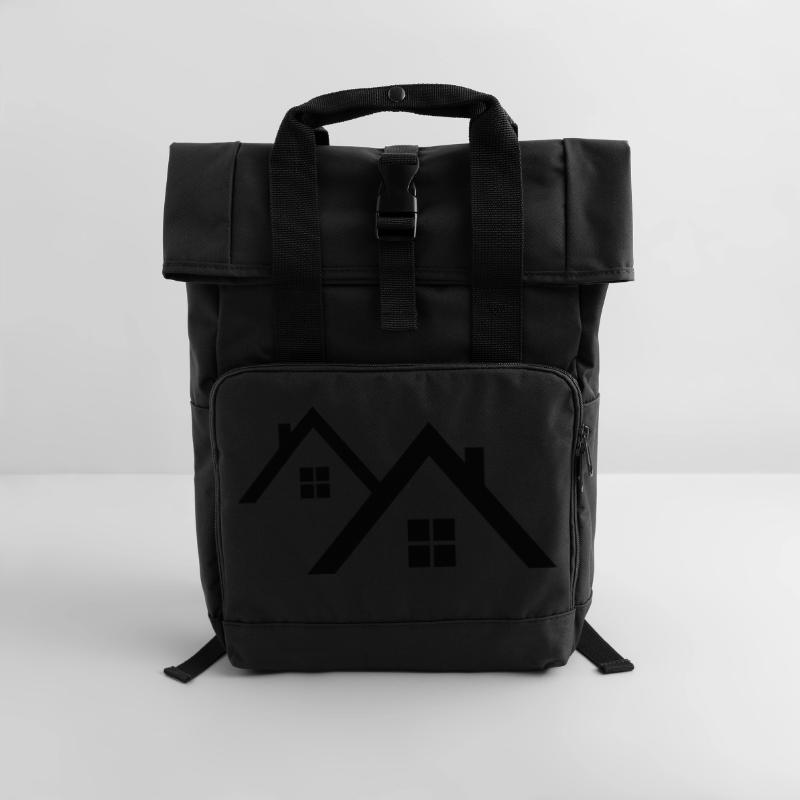 Dach Rolltop Rucksack mit zwei Griffen