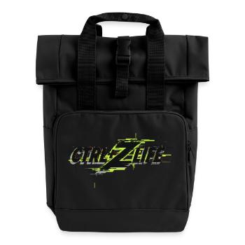 UNDO - Roll Top Backpack with Two Handles - black - Front