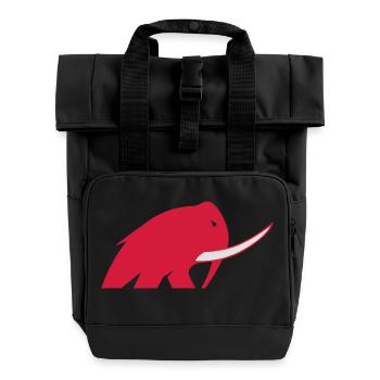 mammoth - Roll Top Backpack with Two Handles - black - Front