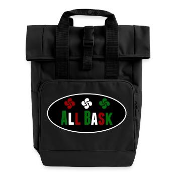 All Basque - Sac à dos Roll Top à deux anses - noir - Devant