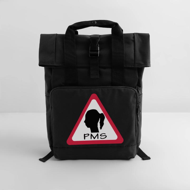 pms warning Rolltop Rucksack mit zwei Griffen