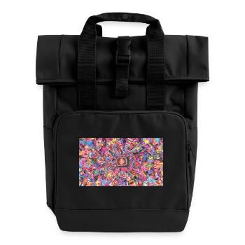 Bitcoin Bazooka - PopArt 4 - Sac à dos Roll Top à deux anses - noir - Devant