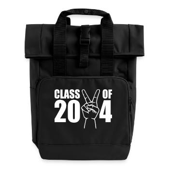 Class of 2024 - Rolltop Rucksack mit zwei Griffen - Schwarz - Vorne