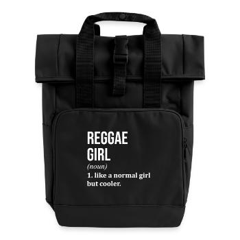 Reggae Reggae Reggae - Rolltop Rucksack mit zwei Griffen - Schwarz - Vorne