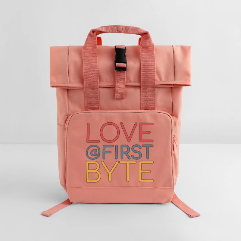 Data Science Scrum Team first byte Agile Admin Rolltop Rucksack mit zwei Griffen