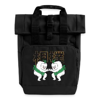 sumo - Sac à dos Roll Top à deux anses - noir - Devant