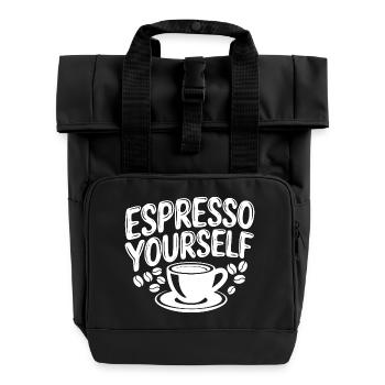 Espressez-vous Coffee Delicies - Sac à dos Roll Top à deux anses - noir - Devant