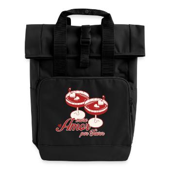 Amour en Verre Par Favor - Sac à dos Roll Top à deux anses - noir - Devant