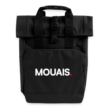 MOUAIS | Réaction humour minimaliste - Sac à dos Roll Top à deux anses - noir - Devant