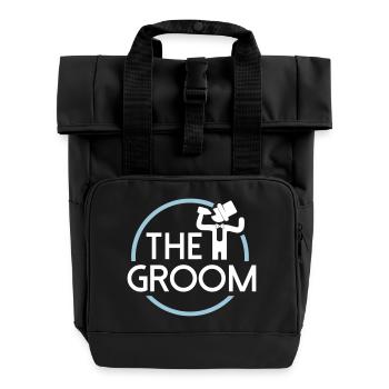 Groom - Rolltop Rucksack mit zwei Griffen - Schwarz - Vorne