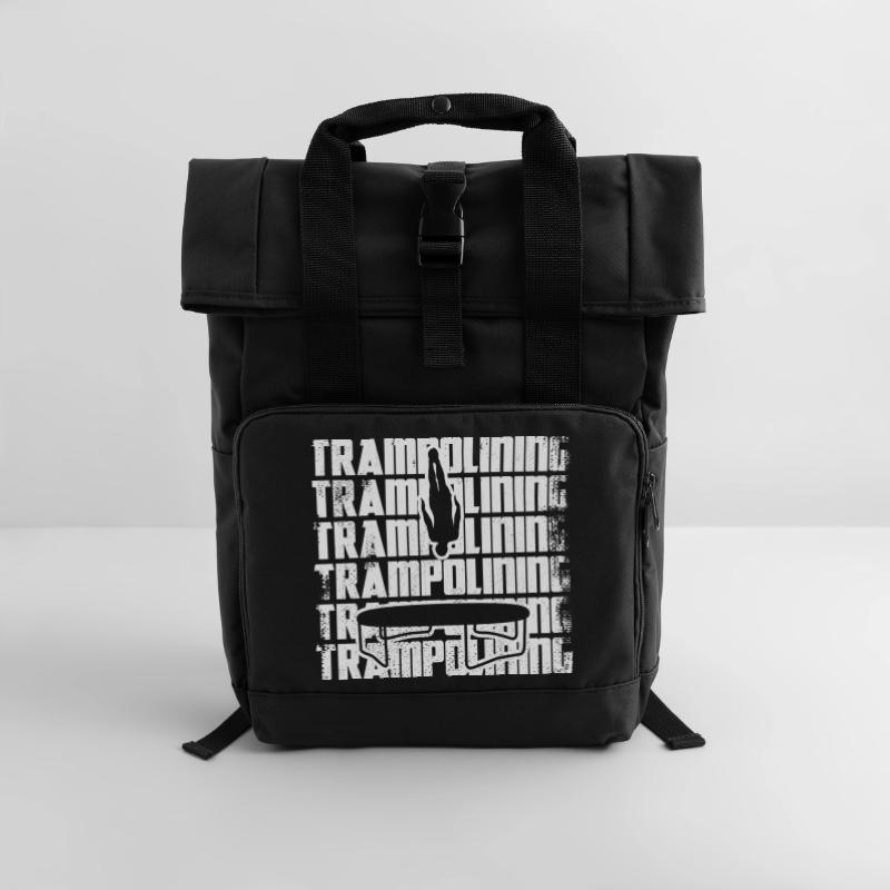 Drôle de pull trampoline Sac à dos Roll Top à deux anses