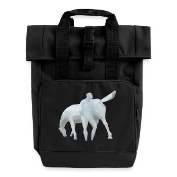 Peerd Ome Loeks - Rolltop Rucksack mit zwei Griffen - Schwarz - Vorne