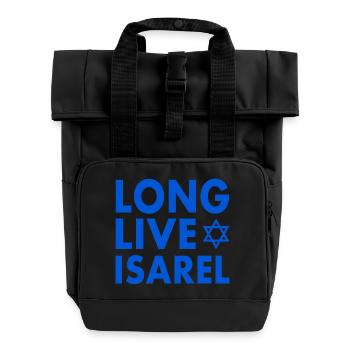 Israel - Sac à dos Roll Top à deux anses - noir - Devant