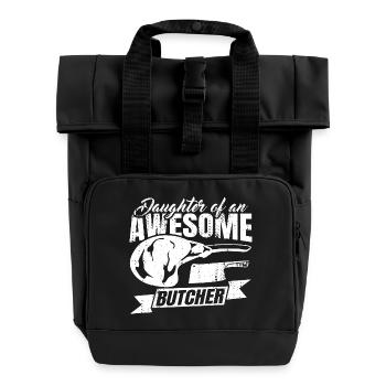 Butcher's daughter - Roll Top Backpack with Two Handles - black - Front