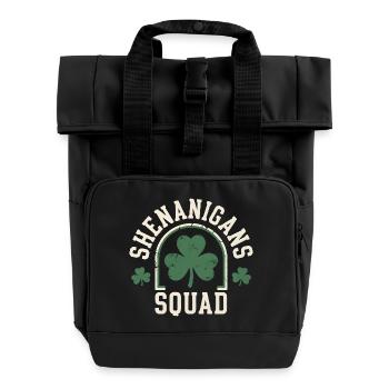 Équipe de Folies Trèfle Fun - Sac à dos Roll Top à deux anses - noir - Devant