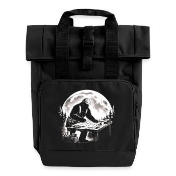 Bigfoot Architect - Roll Top Backpack with Two Handles - black - Front