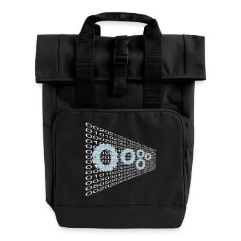 Techniker Technologie - Rolltop Rucksack mit zwei Griffen - Schwarz - Vorne