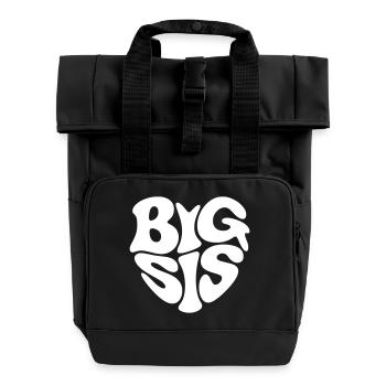 Grande Sœur - Sac à dos Roll Top à deux anses - noir - Devant