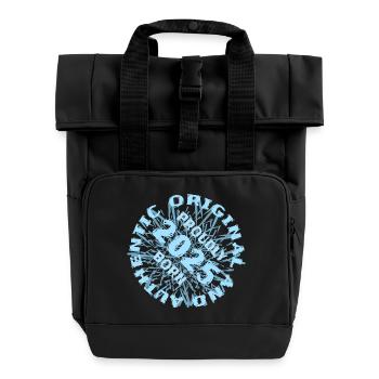 2025 - Rolltop Rucksack mit zwei Griffen - Schwarz - Vorne
