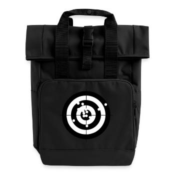 Target Hobby Sport Shooting Gift Idea - Roll Top Backpack with Two Handles - black - Front