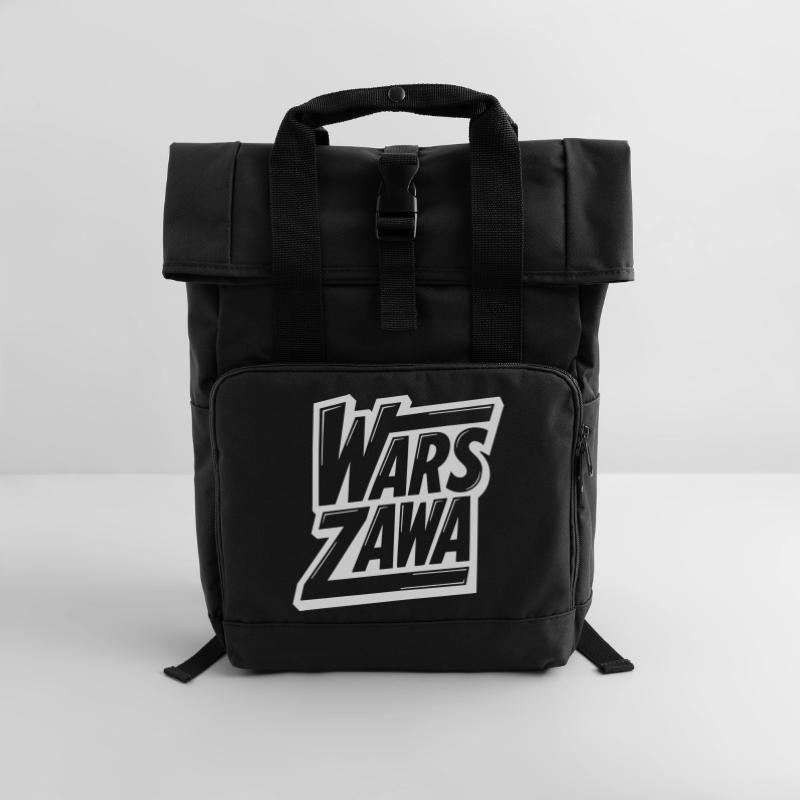 Varsovie, logo de Varsovie Sac à dos Roll Top à deux anses