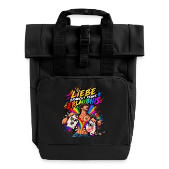 Rolltop Rucksack mit zwei Griffen