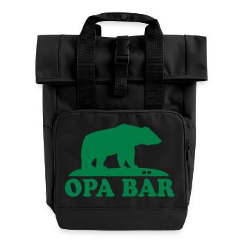 OPA BAER (OURS) - Sac à dos Roll Top à deux anses - noir - Devant