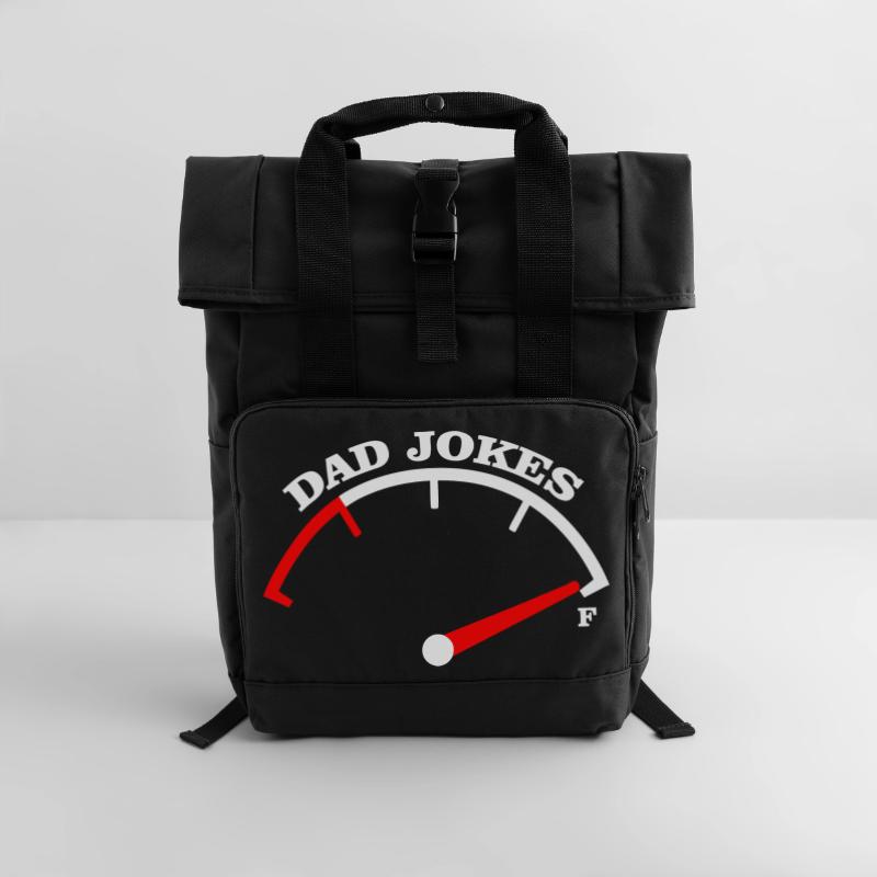 Papa-Witze Meter-Abschlag-Design Rolltop Rucksack mit zwei Griffen