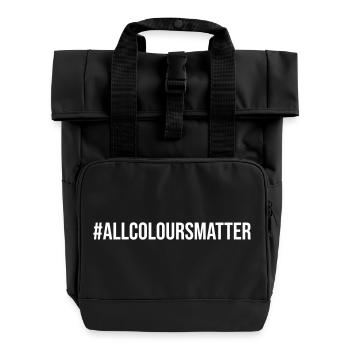 All Colours Matter Protest - Roll Top Backpack with Two Handles - black - Front
