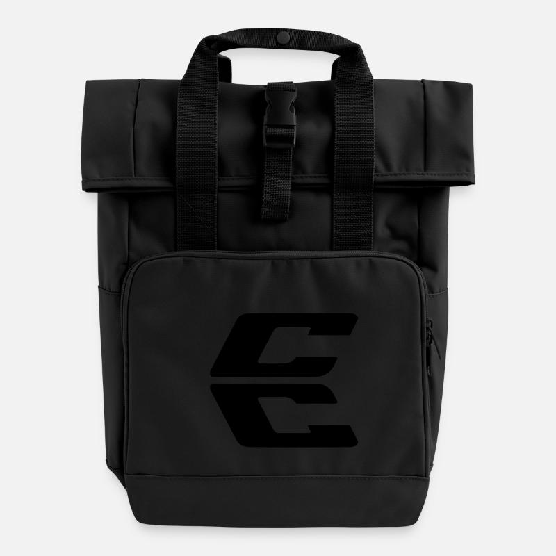 congre - Sac à dos Roll Top à deux anses - noir