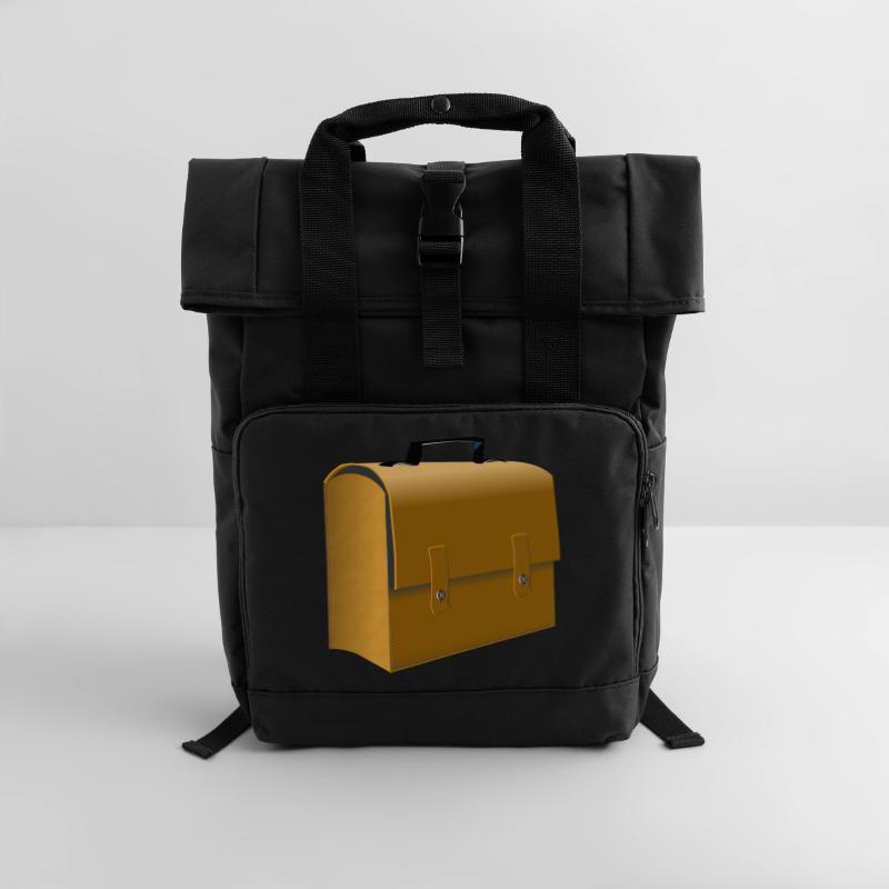 backpack suitcase backpack bag briefcase110 Roll Top Backpack with Two Handles