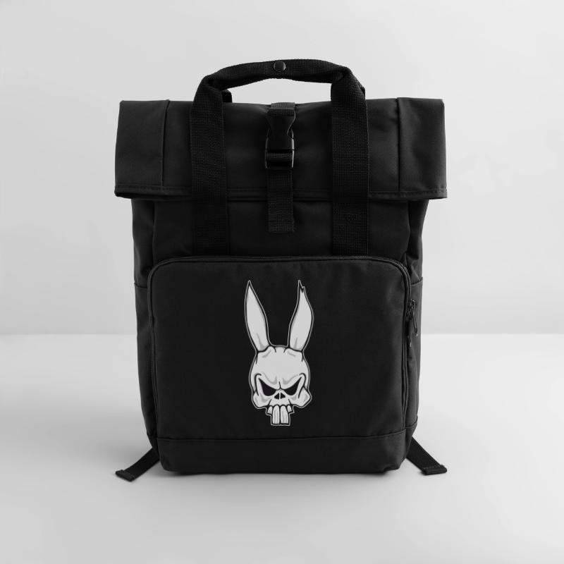 I hate Easter Roll Top Backpack with Two Handles