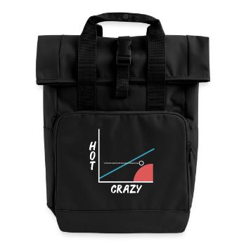 Crazy Hot Scale - Graphisme - Graphique - Barny - Sac à dos Roll Top à deux anses - noir - Devant