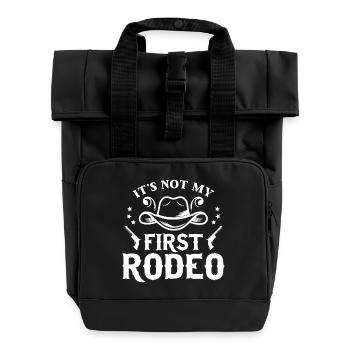 C’est not My First Rodeo - Sac à dos Roll Top à deux anses - noir - Devant