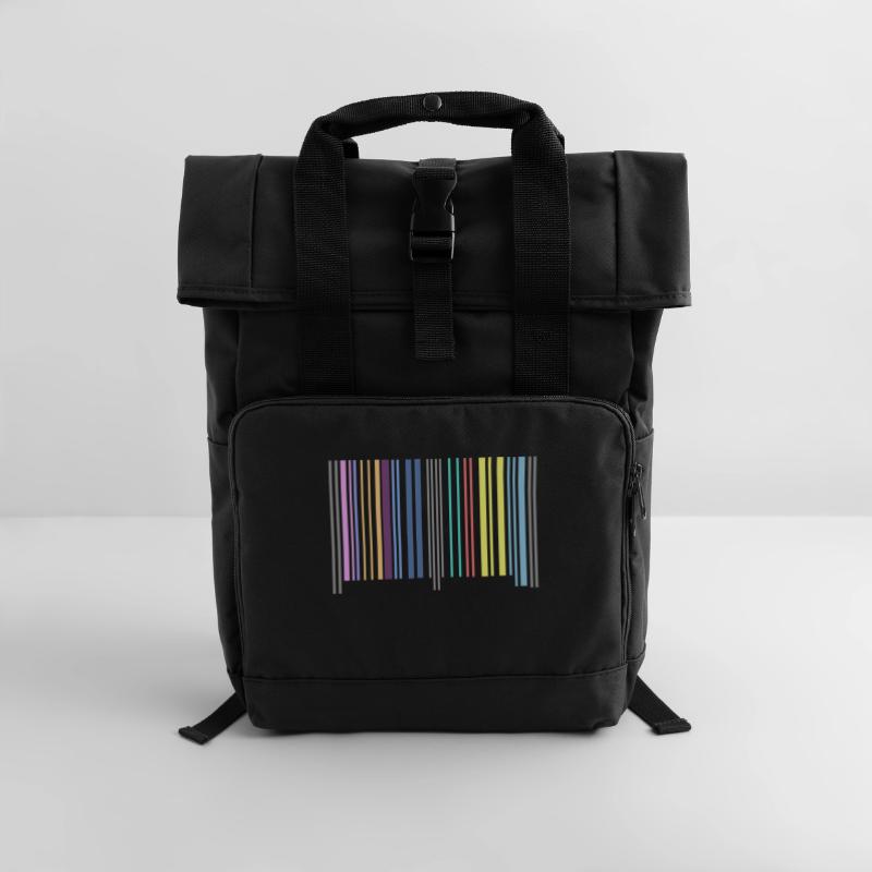 code à barres Sac à dos Roll Top à deux anses