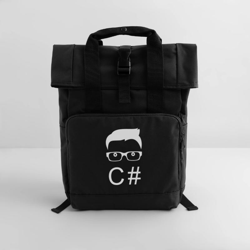 See Sharp C# C-Sharp Rolltop Rucksack mit zwei Griffen
