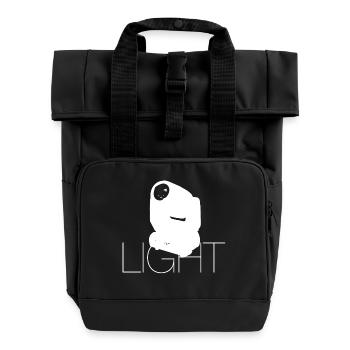 Light - Rolltop Rucksack mit zwei Griffen - Schwarz - Vorne