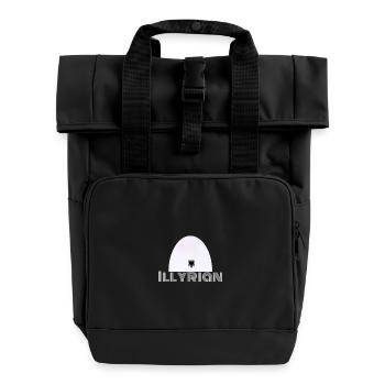 Plisi - Sac à dos Roll Top à deux anses - noir - Devant