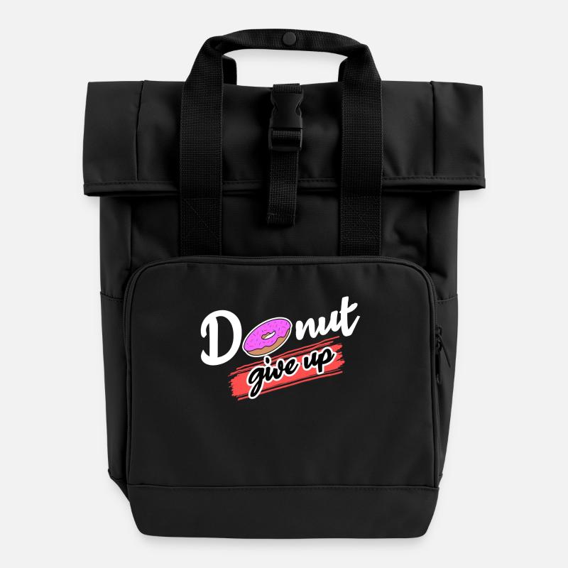 Cool Donut Statement Bonbons Cuisson Dessert - Sac à dos Roll Top à deux anses - noir