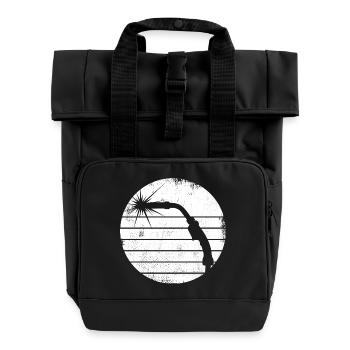 Sketch welding rod - Roll Top Backpack with Two Handles - black - Front