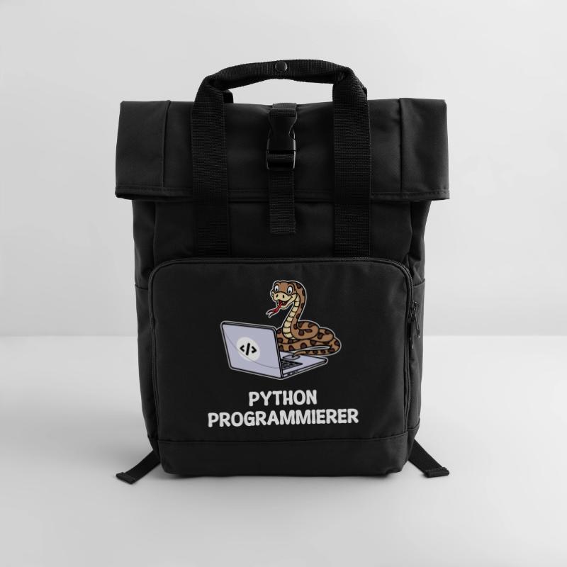 Developer Coden Statement Computer Programmierer Rolltop Rucksack mit zwei Griffen