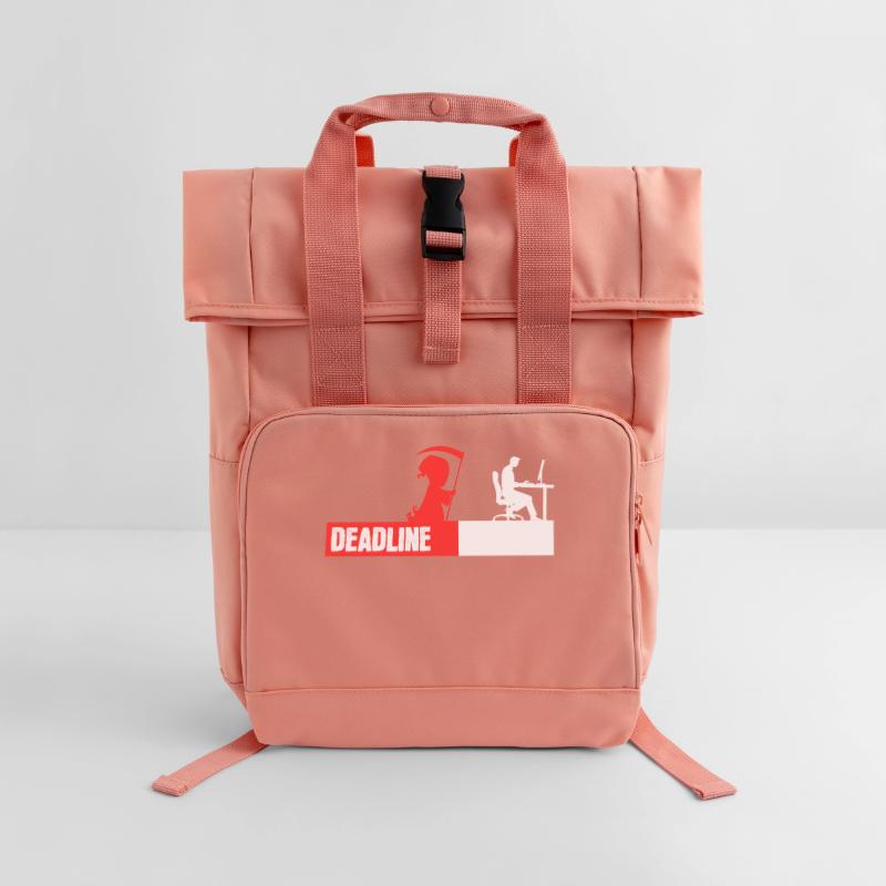 Computerfreak Developer Coden Statement Skripting Rolltop Rucksack mit zwei Griffen