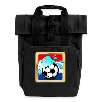 HOLLAND - FOOTBALL HOT SUMMER NETHERLANDS - Roll Top Backpack with Two Handles - black - Front