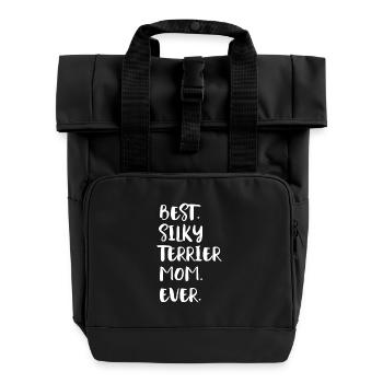 Terrier soyeux - Sac à dos Roll Top à deux anses - noir - Devant