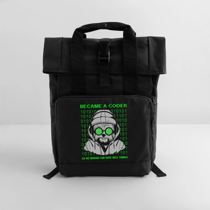 Devenu codeur – Cyber Dog Binary Sac à dos Roll Top à deux anses
