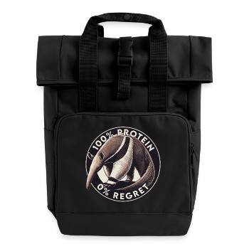 No Ant Left Behind - Rolltop Rucksack mit zwei Griffen - Schwarz - Vorne