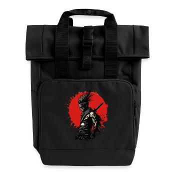 Fantasy ninja Punk - Sac à dos Roll Top à deux anses - noir - Devant