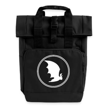 Bat Gothic : Nuit, Vampire & Liberté - Sac à dos Roll Top à deux anses - noir - Devant