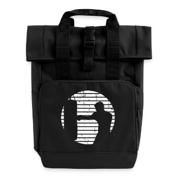 Croquis de boxeur - Sac à dos Roll Top à deux anses - noir - Devant