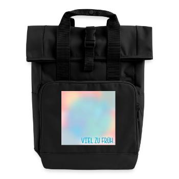 FAIRE SON DEUIL BIEN TROP TÔT - Sac à dos Roll Top à deux anses - noir - Devant